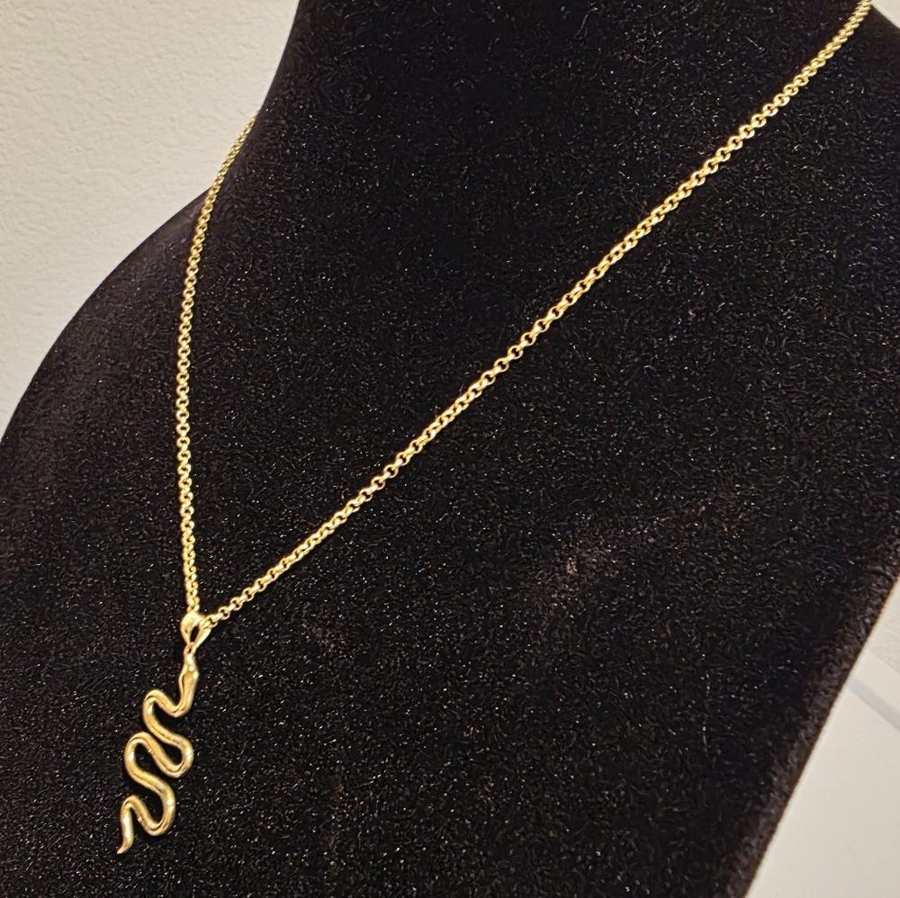 Izakov Python Hellenic Aesthetic Necklace 14k Gol… - image 2